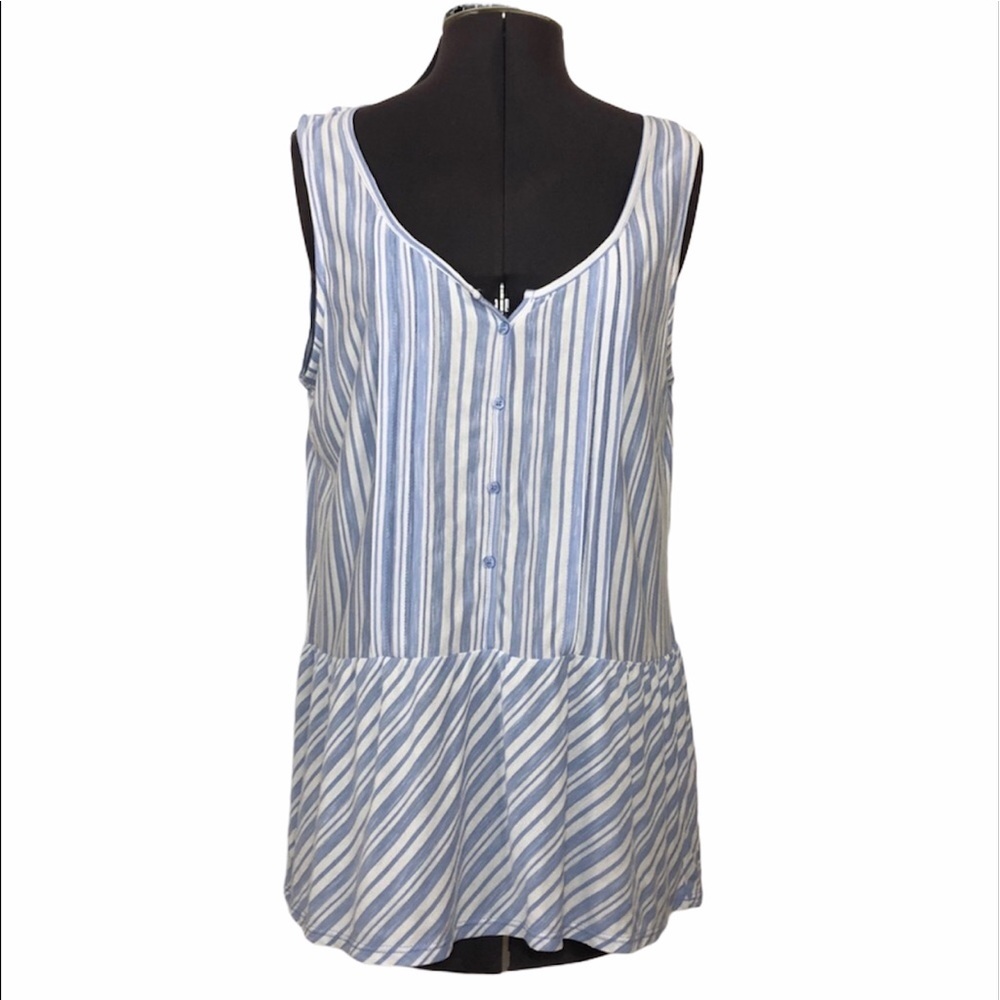 Vintage America Blues NWT Women’s Striped Top L
